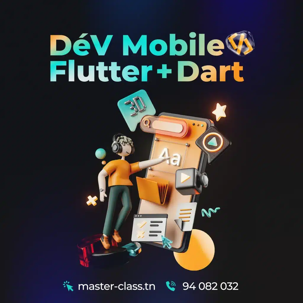 Formation développement mobile flutter Master Class